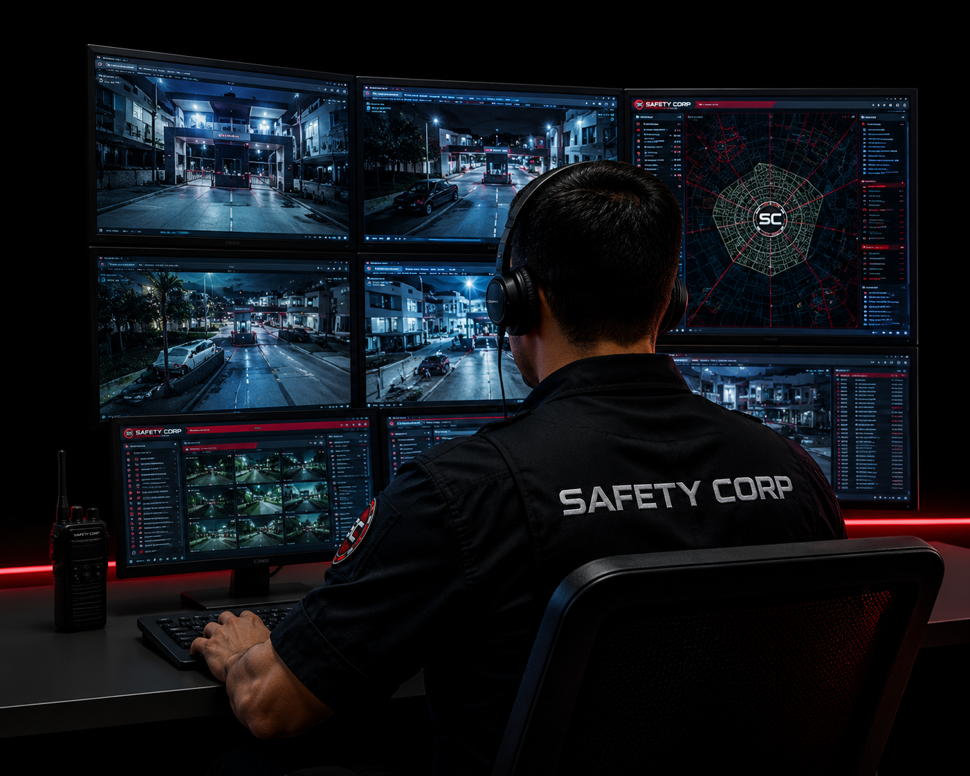 Centro de monitoreo Safety Corp